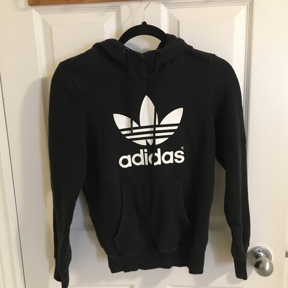 Adidas Black Hoodie - Picture 1 of 2
